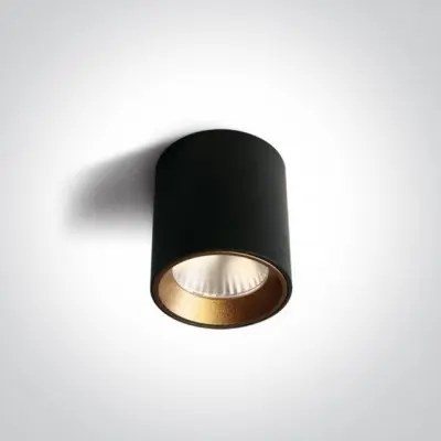 Spot LED dimabil aplicat pe tavan negru 7W 3000K 3 rame disponibile