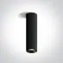 Spot LED aplicat pe tavan Cilindric Negru 24W 3000K h26.6cm