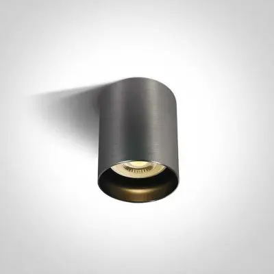 Spot Tavan Gri Sidefat cu dulie GU10 h95mm