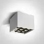 Spot LED Aplicat Alb cu Negru CRI90 9xLED COB 30W