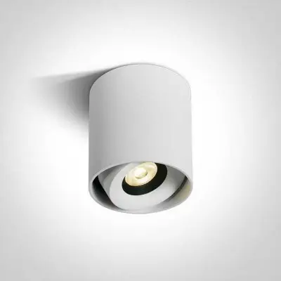 Spot LED Dimabil Aplicat pe tavan CRI90 8W 3000K Cilindric
