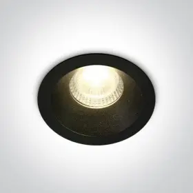 Spot LED Incastrat 7W negru LED EPISTAR