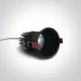 Spot LED Incastrat Negru 10W 3000K IP20