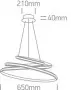 Lustra LED 45W Lumina Calda D650mm