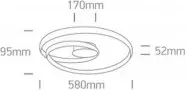 Lustra LED 30W D580mm LED Epistar
