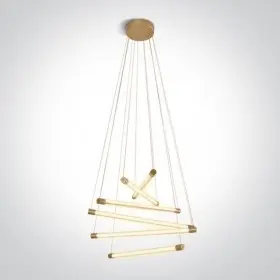 Lustra LED Moderna Gold 65W D635mm LED Epistar