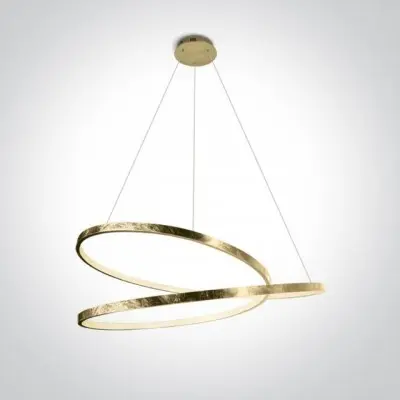 Lustra LED Living Moderna Gold 40W D750mm