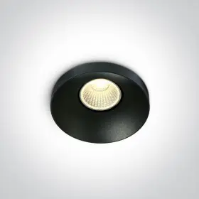 Spot LED Incastrat 8W negru 3000K LED CREE