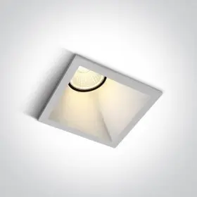 Spot LED Incastrat Patrat 8W alb cu reflector asimetric LED CREE