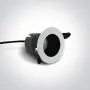 Spot LED Incastrat in tavan din rigips, Alb cu Negru 8W 3000K IP20