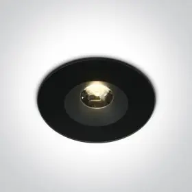 Spot LED Incastrat de exterior Negru 6W 3000K IK08