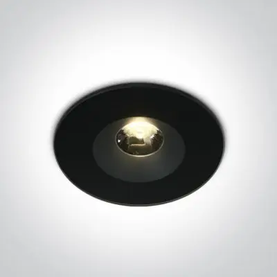 Spot LED Incastrat de exterior Negru 6W 3000K IK08
