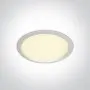Spot LED incastrat 24W cu UGR19 pentru baie sau exterior rotund alb