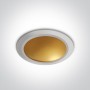 Spot LED Incastrat 16W Interior Gold Rama Alba sau Neagra