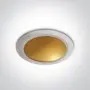 Spot LED Incastrat 16W Alb cu Gold 3000K