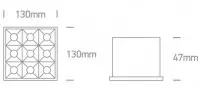 Spot LED Magazin Incastrat Negru 36W CRI90 3000K