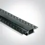 Profil LED Rigips Negru Incastrat in tavan 24mm 2 metri