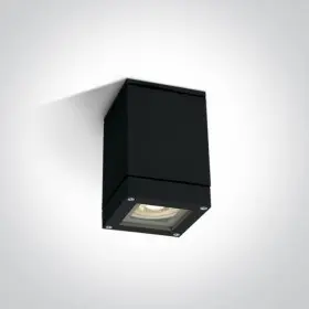 Spot de exterior Negru Aplicat 1xGU10