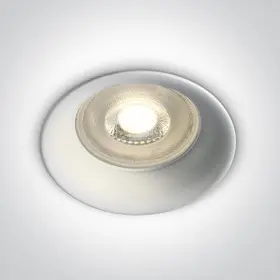 Spot incastrat Alb cu dulie GU10 si IP20