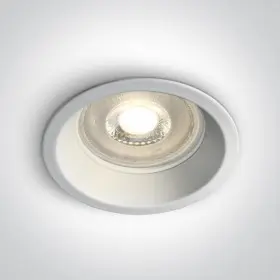Spot incastrat Alb cu GU10 rotund IP20