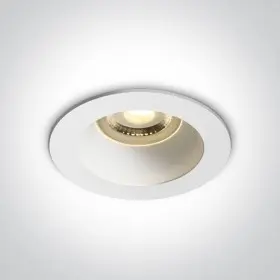 Spot incastrat Alb integral, cu dulie GU10, IP20