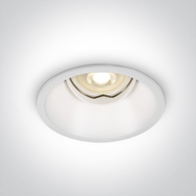Spot incastrat orientabil cu dulie GU10 Dark Light rotund