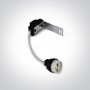 Spot Tavan Negru cu Auriu Gu10