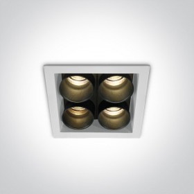 Spot LED incastrat fix SMD alb sau negru