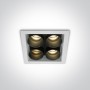 Spot LED incastrat fix SMD alb sau negru