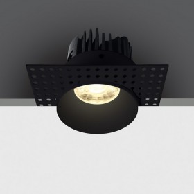 Spot LED Trimless Exterior sau Baie IP54 6.5W Dimabil Negru