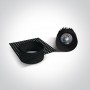 Spot LED Trimless Exterior sau Baie IP54 6.5W Dimabil Negru
