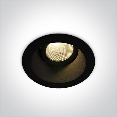Spot LED 7W incastrat orientabil alb sau negru DARK LIGHT IP20