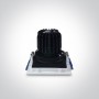 Spot LED 12W incastrat orientabil patrat DARK LIGHT