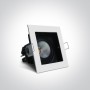 Spot LED 12W incastrat orientabil patrat DARK LIGHT