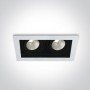 Spot LED 12W incastrat orientabil DARK LIGHT dublu