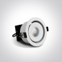 Spot LED 12W incastrat orientabil IP20 rotund alb