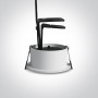Spot LED 12W incastrat orientabil IP20 rotund alb