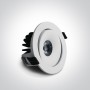 Spot LED 6.5W incastrat orientabil pentru exterior sau baie IP54