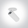 Spot LED incastrat in tavan Alb cu Negru Orientabil 7W 3000K CRI90