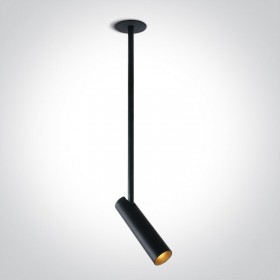 Spot LED tip Pendul Incastrat Negru cu Gold 12W 3000K CRI90