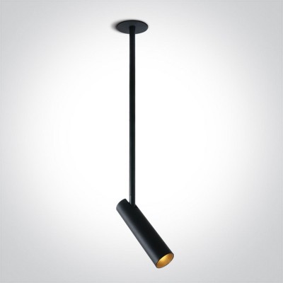 Spot LED tip Pendul Incastrat Negru cu Gold 12W 3000K CRI90