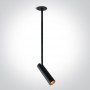 Spot LED tip Pendul Incastrat Negru cu Gold 12W 3000K CRI90