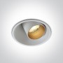 Spot LED Incastrat in Rigips Orientabil, 11W, Alb, cu doua reflectoare bonus, 3000K
