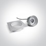 Spot LED 7W incastrat orientabil fara rama pentru exterior sau baie