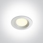 Spot LED 3W incastrat  rotund alb