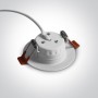 Spot LED 3W incastrat  rotund alb