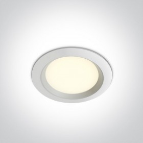 Spot LED 7W incastrat rotund alb