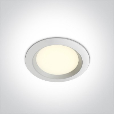 Spot LED 7W incastrat rotund alb
