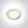 Spot LED 7W incastrat rotund alb