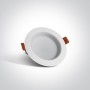 Spot LED 7W incastrat rotund alb